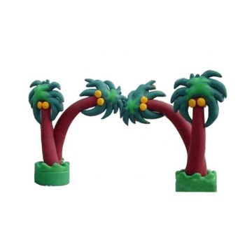Summer Beach Outdoor Commercial Event Decorated Inflatable Coconut Tree and Palm Arch