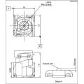 Schrapnell von 1,0 bis 1,4 mm Höhe