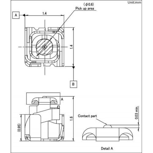 Schrapnell von 1,0 bis 1,4 mm Höhe