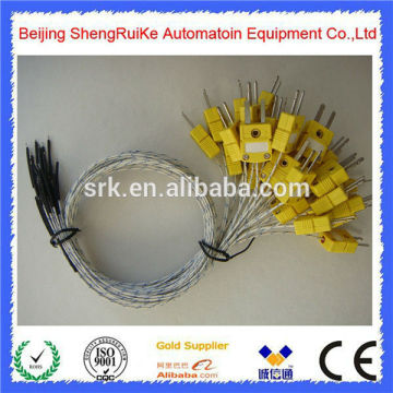 Simple thermocple industrial K type thermocouple with plug