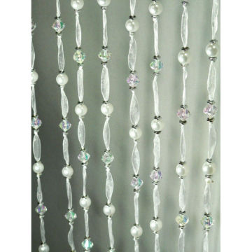 Pearl Beaded Ribbon Curtain