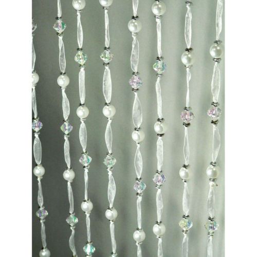 Pearl Beaded Ribbon Curtain