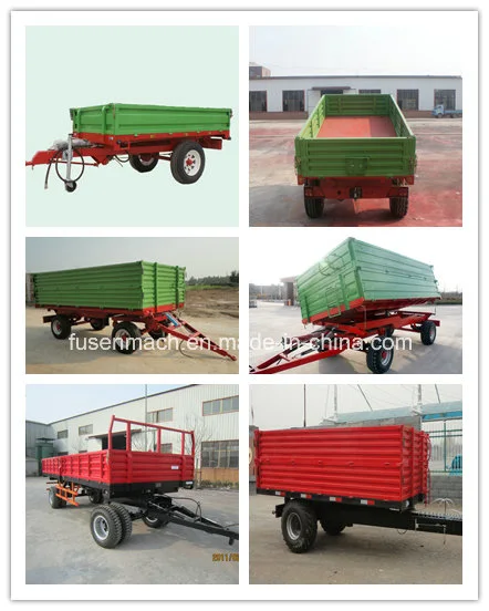 Three -Way Tipping Trailer 3 Ton with Double Axle