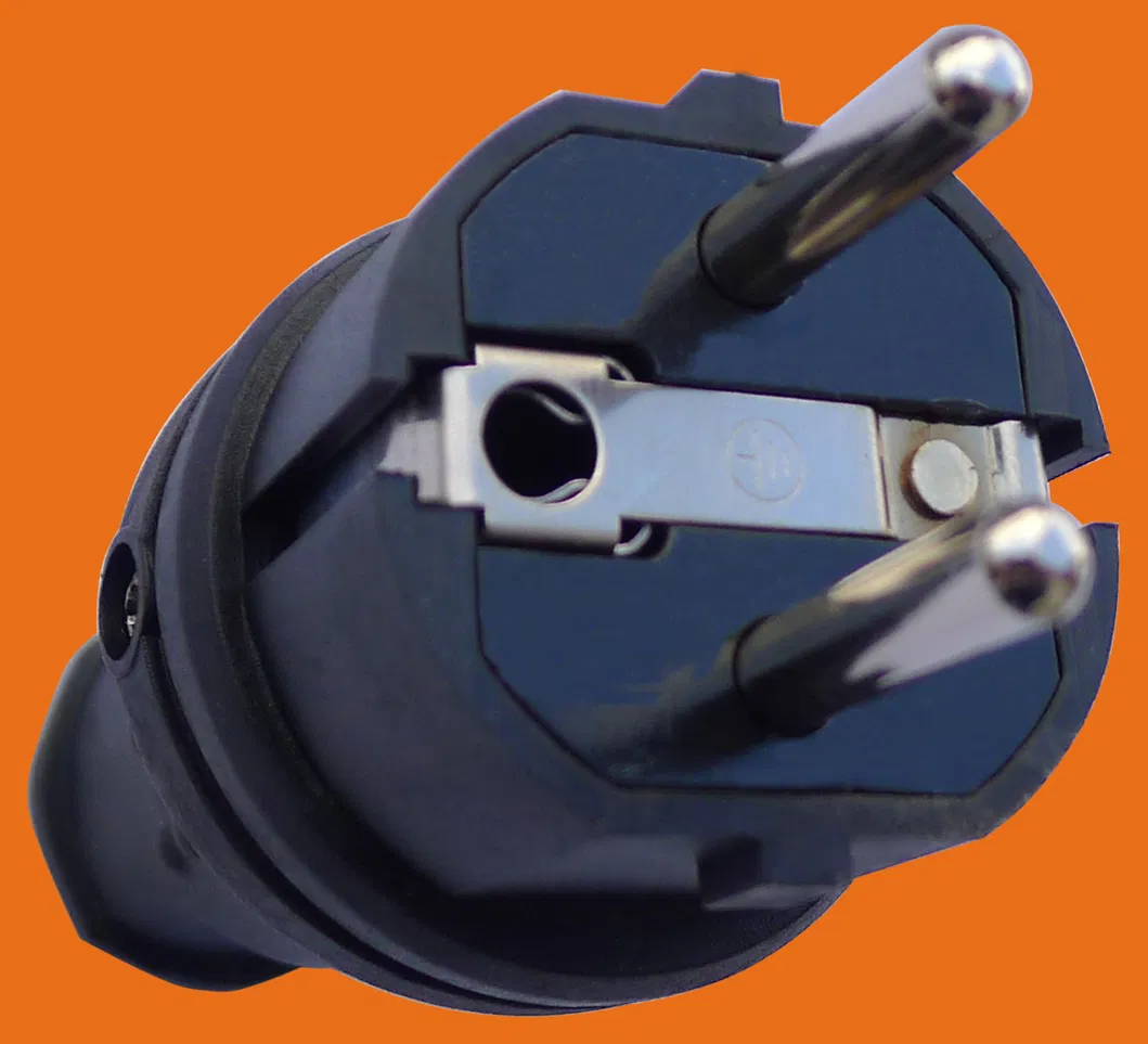 German Standard French European Standard Waterproof Extension Wiring Plug