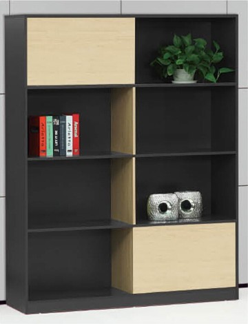 Modern wooden bookcase melamine filing cabinet melamine bookcase