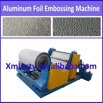Air duct used aluminum foil embossing machine, embossing machine, aluminum foil embossing machine