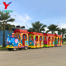 Kids Electric Battery Elephant Train - 14 Seats Mini Trackless Ride at Shopping Mall