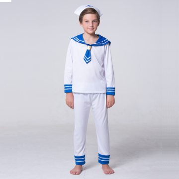 Kids High Quality Fancy Dress Sailor Captain Uniform Suit