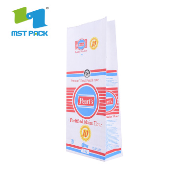 Lebensmittelverpackung Kraftpapier Verpackung Square Bottom Bag