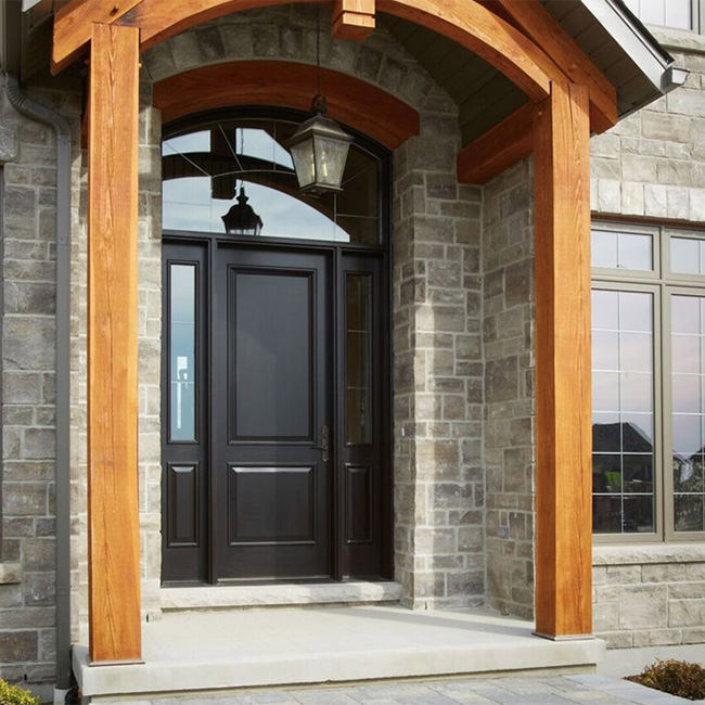 Prima Latest Main Gate Designs Front Interior WPC Wood Door With Door Hinge