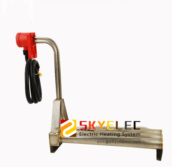 380V 3.5kw titanium tubular heater with flange