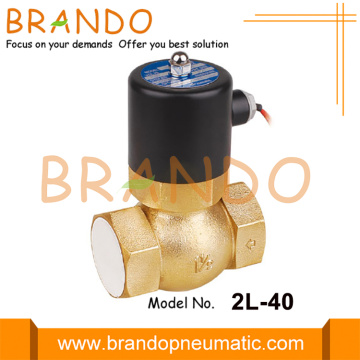 2L-40 US-40 1-1 / 2 &#39;&#39; Solenoide a vapore Valvola AC220V DC24V