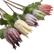 Silk Protea Flower Branch for Wedding Floral Decorations