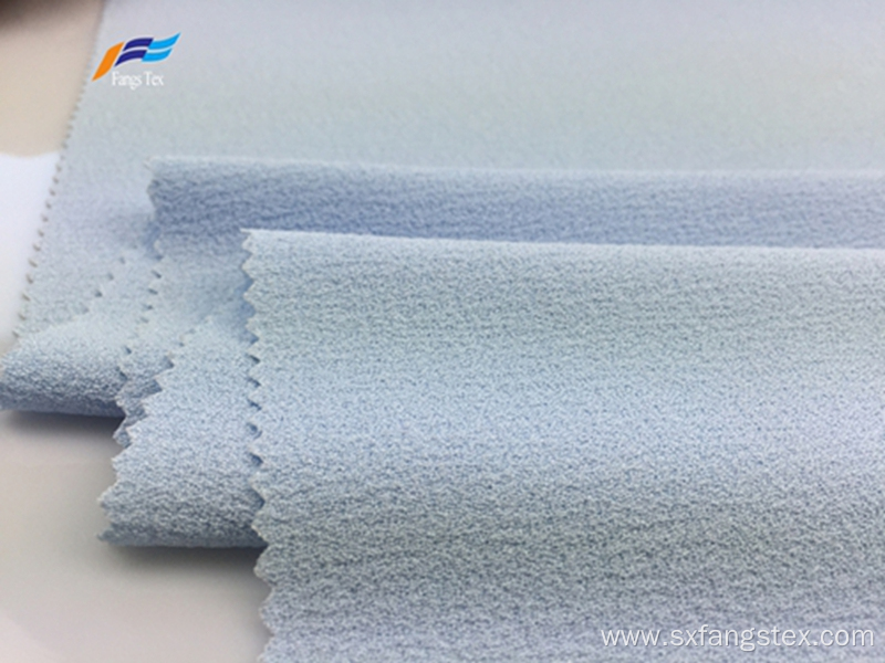 100% Polyester Fleece Crepe Dyed PD Clothing Fabric