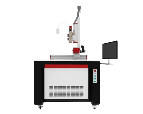 Máquina de soldagem a laser automática de plataforma com sistema CCD