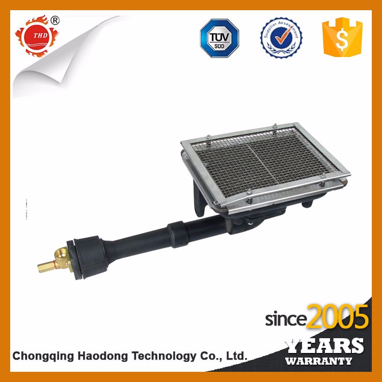 Low energy consumption infrared ceramic natural gas heater for powder coating