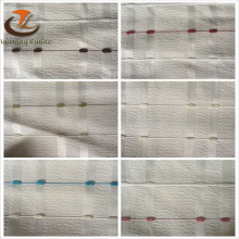 blue red white stripe cotton upholstery fabric