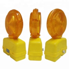 Yellow LED Roadblock Barricade Flasher Light - Amber Safety Cone Barricade Warning Light