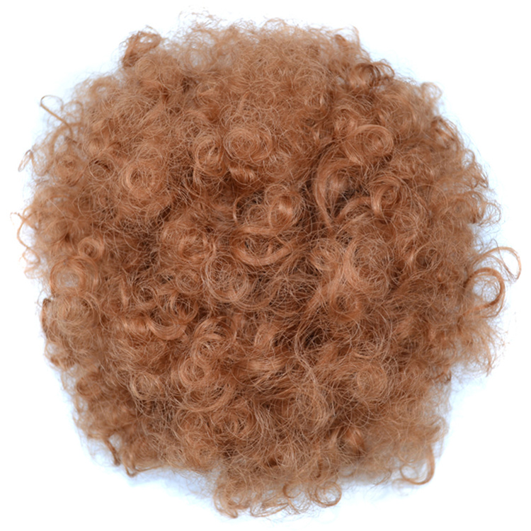 Wholesale Synthetic Hair Bun Afro Puff Kinky Curly Short Hair Bun Chignon Hairpiece