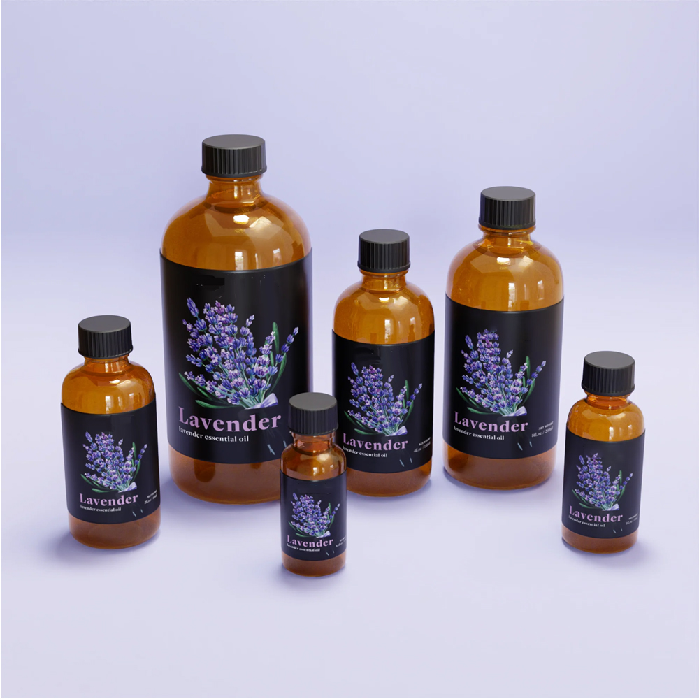 Huile de lavande 100% pure huile essentielle pour le massage des cheveux