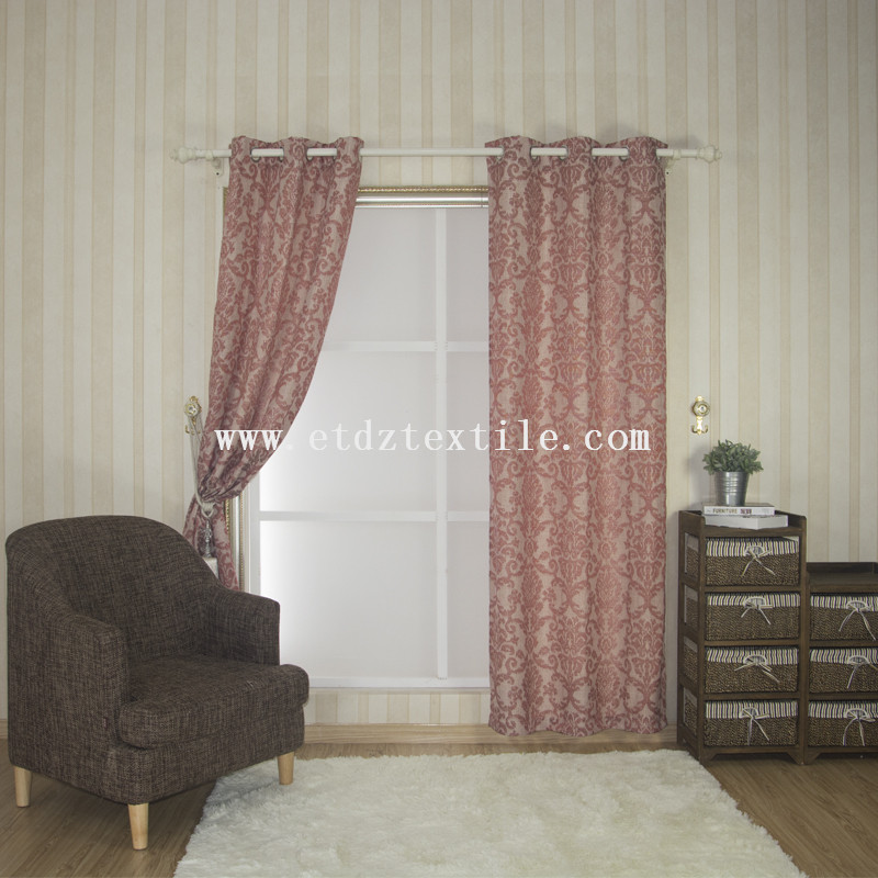 High grade Super market stylish polyester curtain 6003-4