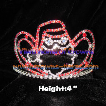 4inch Unique Crystal Santa Claus Crowns