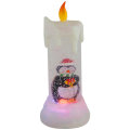 LED Acrylic Christmas Pillar Candle Light