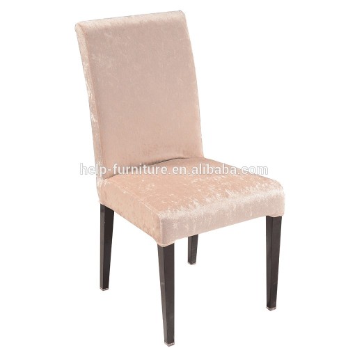 Luxury restaurant banquet chair with pink cover