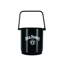 High Quality Custom Logo 38oz Round Plastic PS Bacardi Ice Bucket