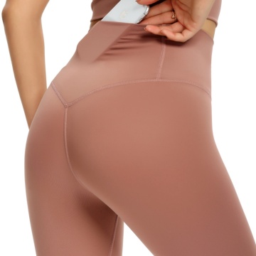 Damen Tummy Control Gym Compression Tights Hosen