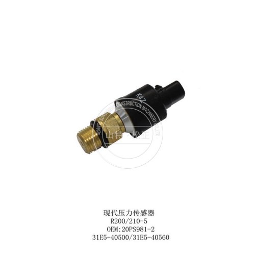 Hyundai R225-7 Sensor de presión de aceite 20PS981-2 31E5-40500 31E5-40560