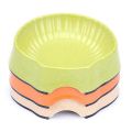 Bamboo Fiber Dog Bowl Μη-Skid Pet Dish