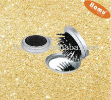Popular Round Plastic Foldable Comb With Mirror Set