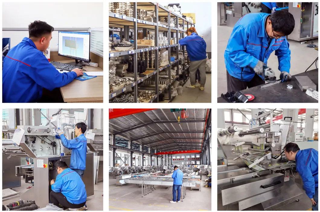 Semi-Auto Qingdao Multipurpose Horizontal Pillow Bag Gas Flushing Nitrogen Filling Food Bakery Bread Bagel Donut Date Print Packing Packaging Machinery