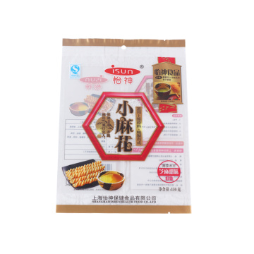 Tryckt Transparent Snacks Packaging Bag