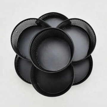 Rotary pen holder simple grid creative