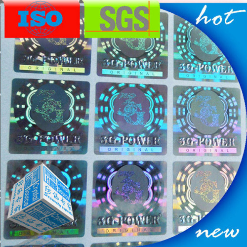 Zilver Aangepaste Hologram Stickers