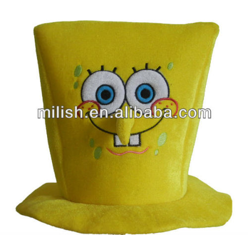 Funny Cartoon Yellow Cute Spongebob Hat W411