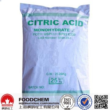 USP24/BP98/E330 Mono Citric Acid Monohydrate Citric Acid