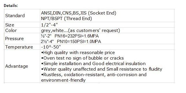 Plastic UPVC PVC Round Compact Ball Valve/Water Valve