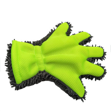 Luxury Microfiber Car Wash Mitts and Multi-function Cleaning Brush