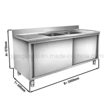 Wholesale Sink and Cupboard Unit with Sliding Door