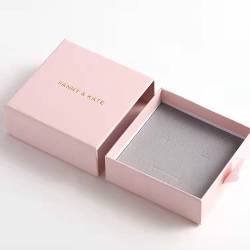 Rosa låda presentförpackningssmycken set box lyx