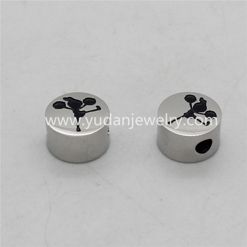 Yudan Jewelry Custom Stainless Steel Boxing Glov Charm Beads For Bracelet