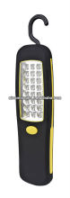 24 LED Black Work Light Hanging Hook Flashlight with Magnet for Car,Hooking,Outdoor Sports