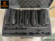 Black Diamond Core Drill Bit Dry Drilling Tools For Concrete