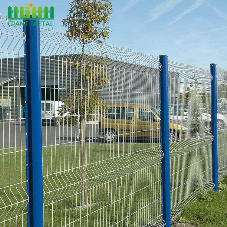 Decorative PVC Coated 3D Curved Wire Mesh Fence