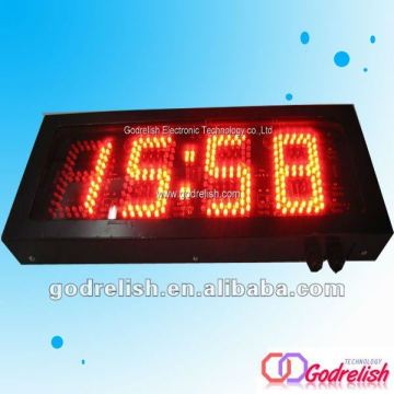 Led waterproof digital clock,led wall clock digital