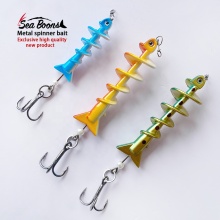 Wholesale 75mm/5g & 95mm/10g Fishing Spinner Bait Metal Jigging Baits
