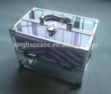 foshan transparent makeup box XB-CS876